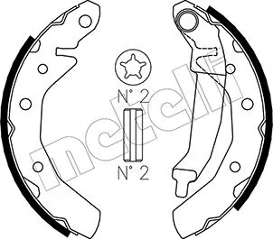 Brake Shoe Set (53-0047)