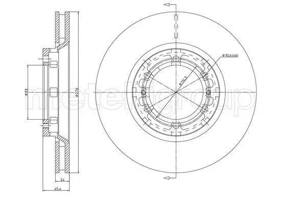 Brake Disc (23-1722C)
