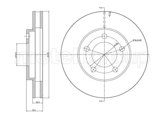 Brake Disc (23-1720C)