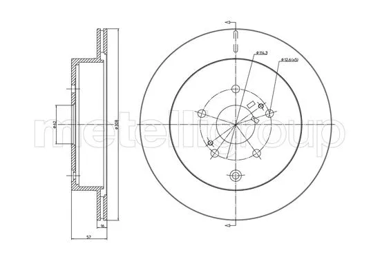 Brake Disc (23-1639C)