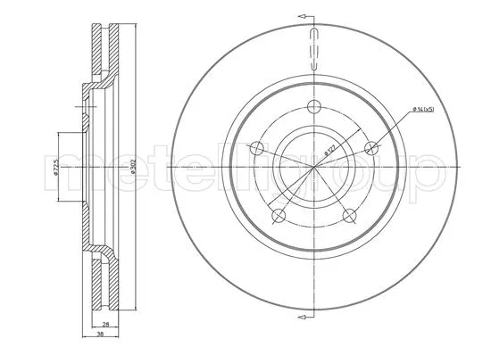Brake Disc (23-1381C)