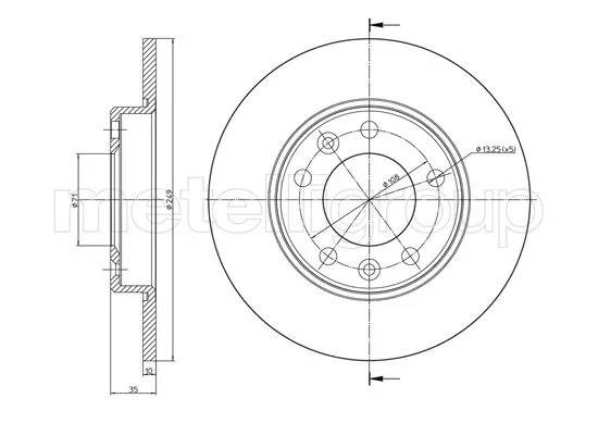 Brake Disc (23-1509C)
