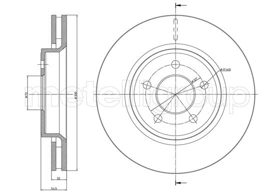 Brake Disc (23-1568C)
