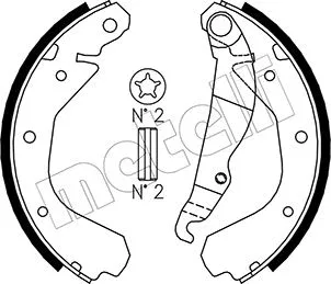 Brake Shoe Set (53-0305)