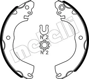 Brake Shoe Set (53-0509)