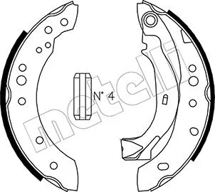Brake Shoe Set (53-0025)