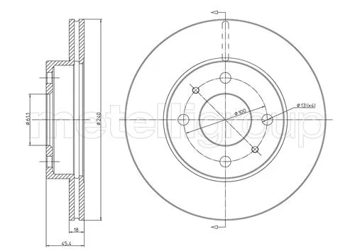 Brake Disc (23-0282)