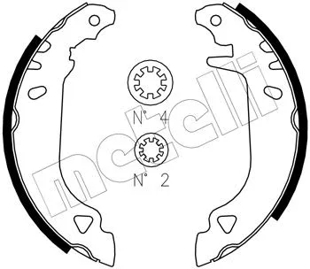 Brake Shoe Set (53-0066J)