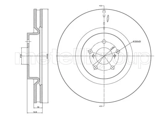 Brake Disc (23-1681C)