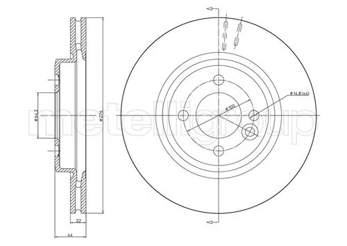 Brake Disc (23-0666C)