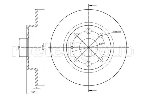 Brake Disc (23-0664)