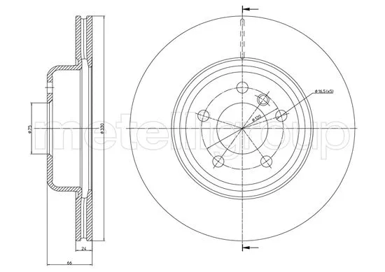 Brake Disc (23-1253C)
