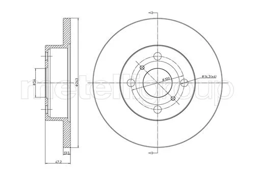 Brake Disc (23-0222)