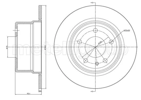 Brake Disc (23-1738C)