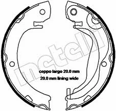 Brake Shoe Set, parking brake (53-0453)