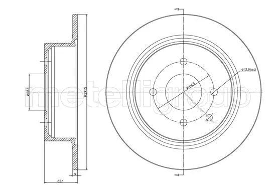 Brake Disc (23-1473C)