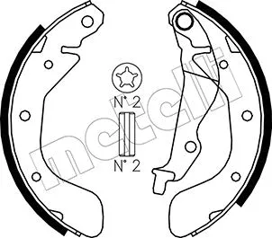 Brake Shoe Set (53-0050)