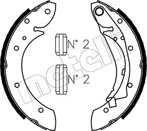 Brake Shoe Set (53-0023)