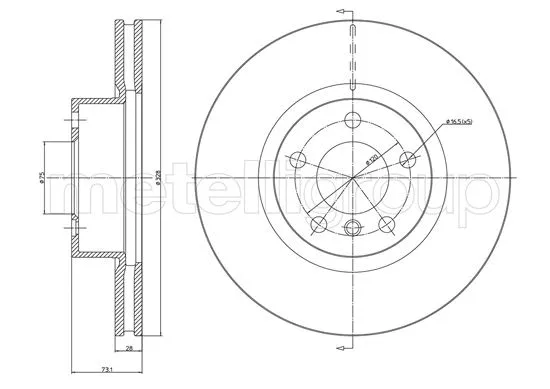 Brake Disc (23-1260C)