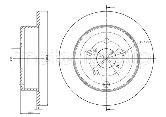 Brake Disc (23-1063C)