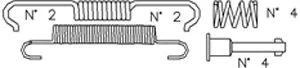 Accessory Kit, brake shoes (K375)