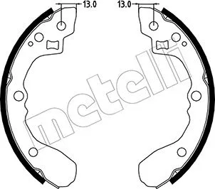 Brake Shoe Set (53-0220)