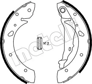 Brake Shoe Set (53-0430)