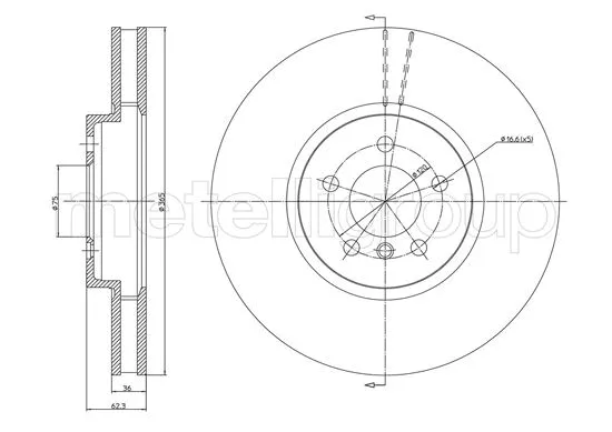 Brake Disc (23-1030C)