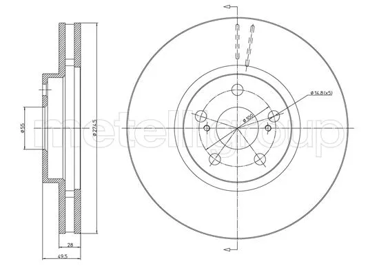 Brake Disc (23-1059C)