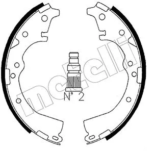 Brake Shoe Set (53-0416)