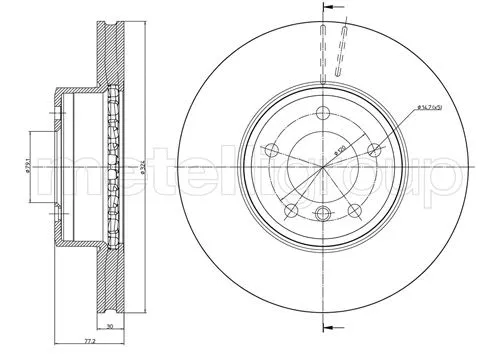 Brake Disc (23-0805C)