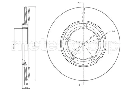Brake Disc (23-1740)