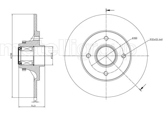 Brake Disc (23-0243)