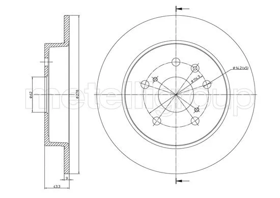 Brake Disc (23-1398C)