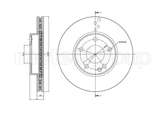 Brake Disc (23-1438C)
