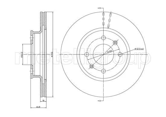 Brake Disc (23-1265C)