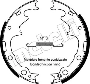 Brake Shoe Set (53-0349)