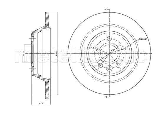 Brake Disc (23-1202C)