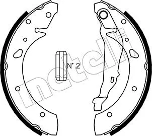 Brake Shoe Set (53-0157)