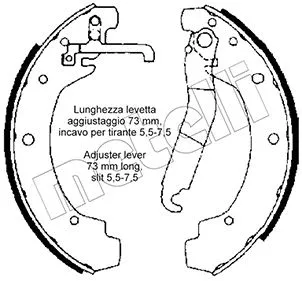 Brake Shoe Set (53-0463)