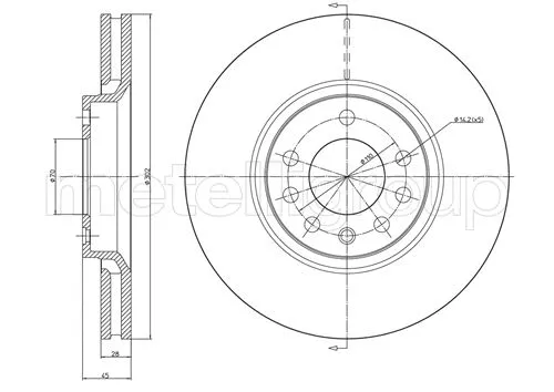 Brake Disc (23-0681C)