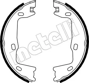 Brake Shoe Set, parking brake (53-0302)