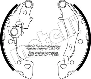 Brake Shoe Set (53-0024Y)