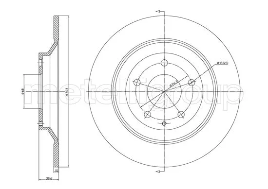 Brake Disc (23-1456C)