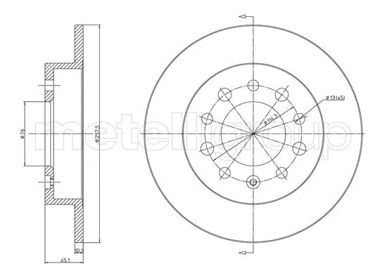 Brake Disc (23-1136C)