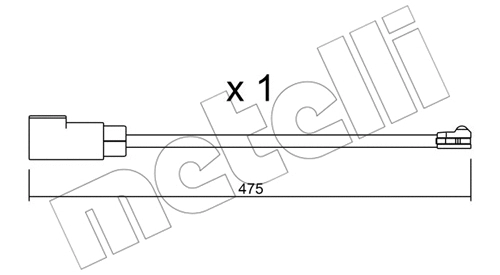 Warning Contact, brake pad wear (SU.329)