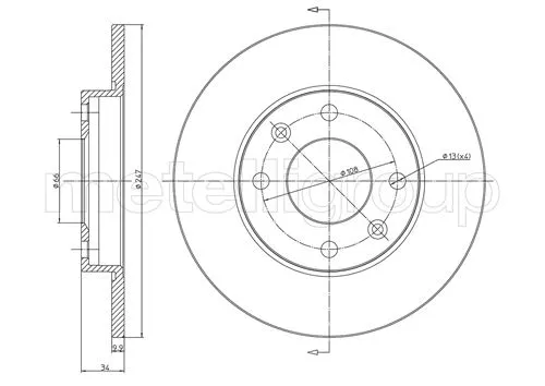 Brake Disc (23-0100)