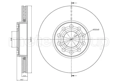 Brake Disc (23-0745C)