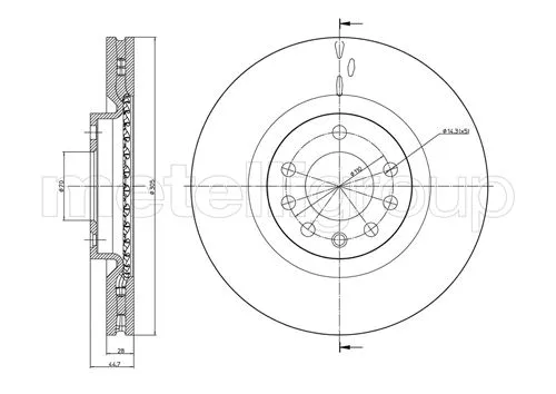 Brake Disc (23-0860C)