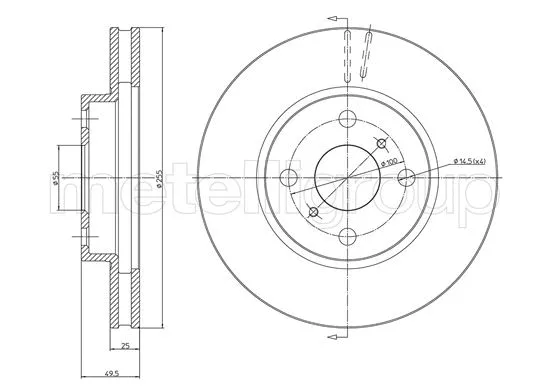 Brake Disc (23-1056C)